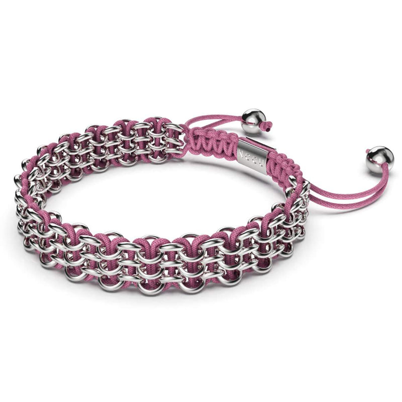 Supreme Kismet Links Bracelet | Silver | Pink