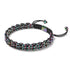 Chameleon Links | Mini Kismet Bracelet | Black x Unicorn Silver