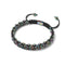 Chameleon Links | Mini Kismet Bracelet | Black x Unicorn Silver