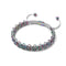 Chameleon Links | Mini Kismet Bracelet | White x Unicorn Silver