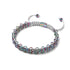 Chameleon Links | Mini Kismet Bracelet | White x Unicorn Silver
