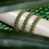 Green Tree Snake Links | Mini Kismet Bracelet | Lime Green x Silver