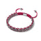 Hippo Links | Mini Kismet Bracelet | Fuchsia x Silver