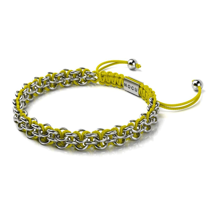 Kangaroo Links | Mini Kismet Bracelet | Yellow x Silver
