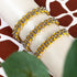 Kangaroo Links | Mini Kismet Bracelet | Yellow x Silver