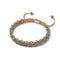 Lemur Links | Mini Kismet Bracelet | Peach x Silver