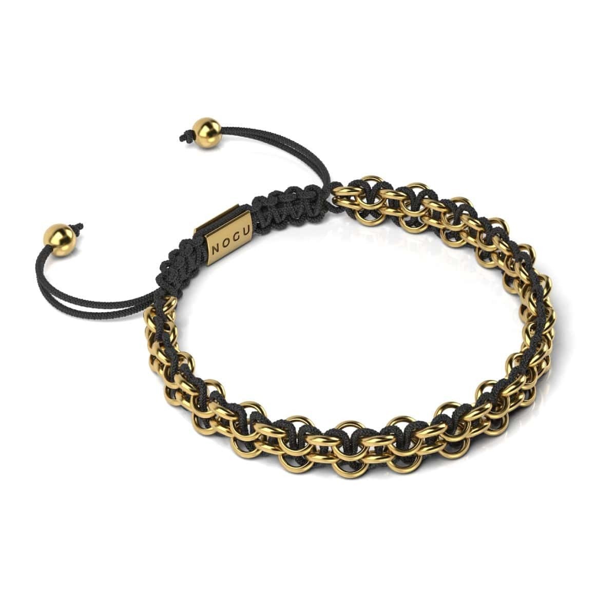 Lion Links | Mini Kismet Bracelet | Black x Gold