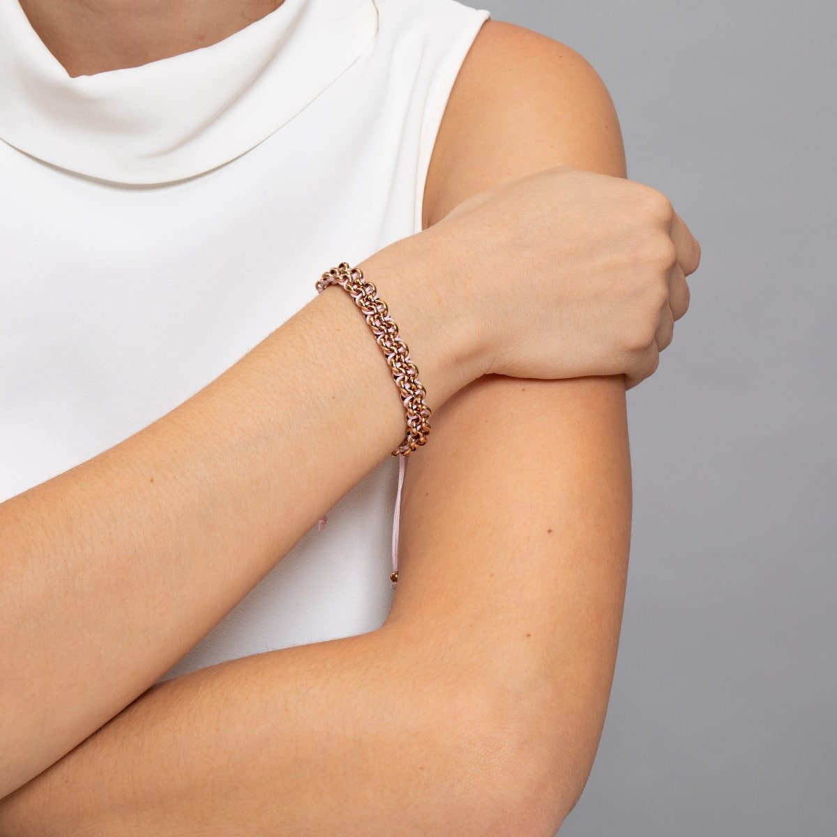 Monarch Butterfly Links | Mini Kismet Bracelet | Pink x Rose Gold