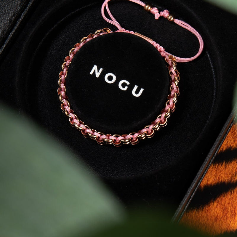 Monarch Butterfly Links | Mini Kismet Bracelet | Pink x Rose Gold