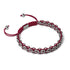 Red Fox Links | Mini Kismet Bracelet | Burgundy x Silver