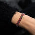 Red Panda Links | Mini Kismet Bracelet | Red x Silver
