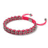 Roseate Spoonbill Links | Mini Kismet Bracelet | Neon Pink x Silver