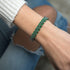 Tree Frog Links | Mini Kismet Bracelet | Green x Silver