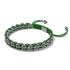 Tree Frog Links | Mini Kismet Bracelet | Green x Silver