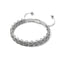 White Rhino Links | Mini Kismet Bracelet | White x Silver
