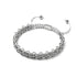 White Rhino Links | Mini Kismet Bracelet | White x Silver