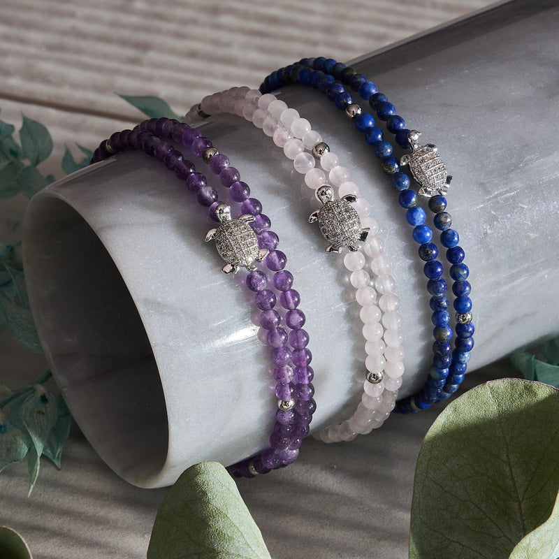 Amethyst | Silver | Tortuga Gemstone Wrap