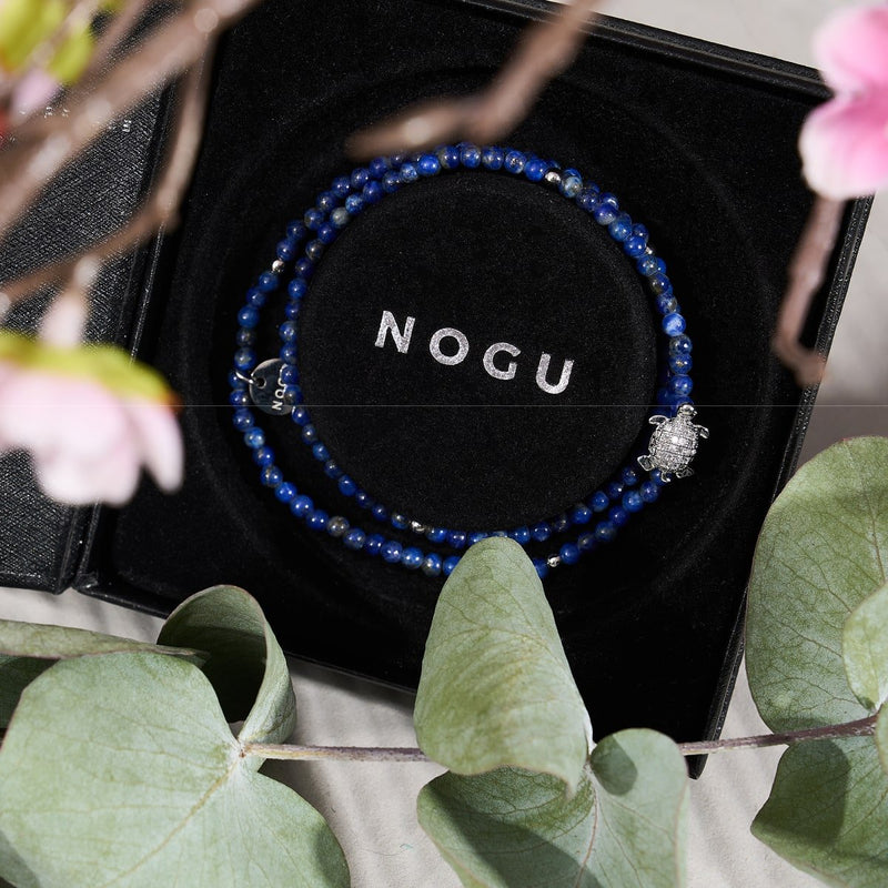 Lapis | Silver | Tortuga Gemstone Wrap