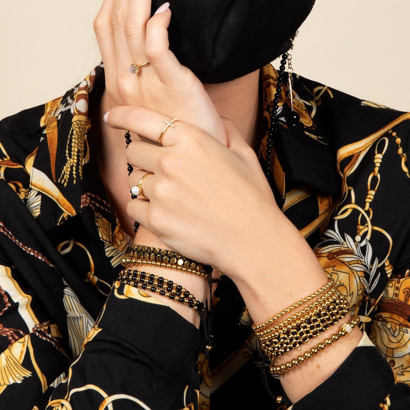 Trinity | Gold | Triple Strand Bracelet