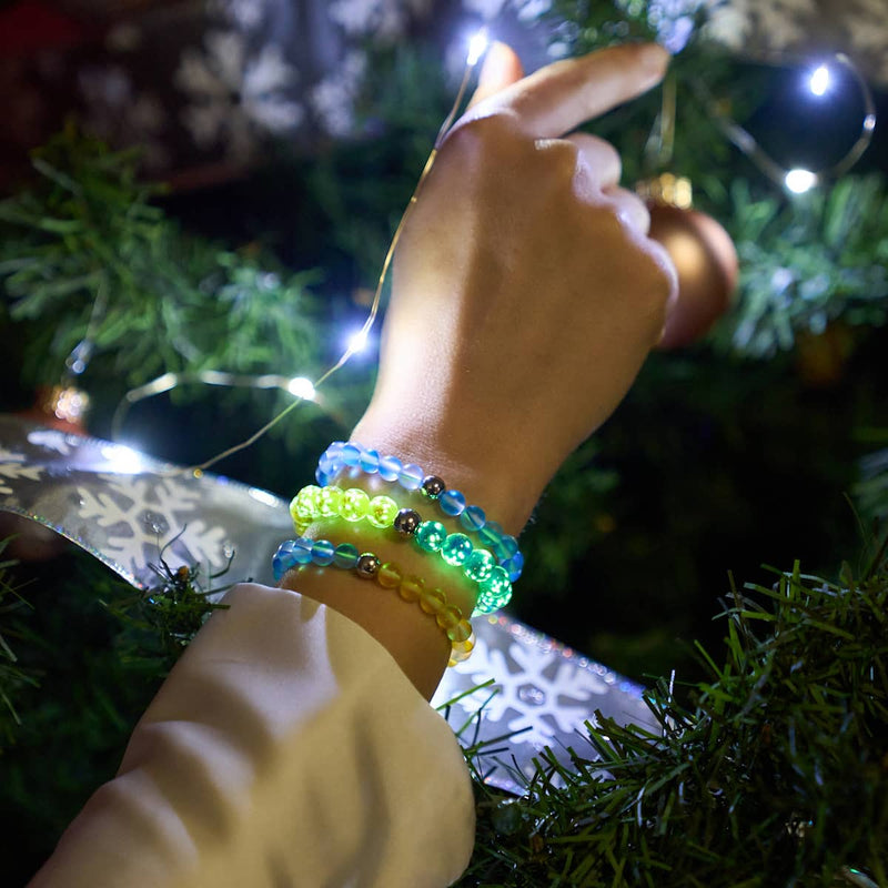 Starry Night | Ukrainian Aid | Mermaid Glass Bead Bracelet