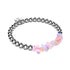 Candy Quartz | Silver | Uncut Gemstone Bracelet