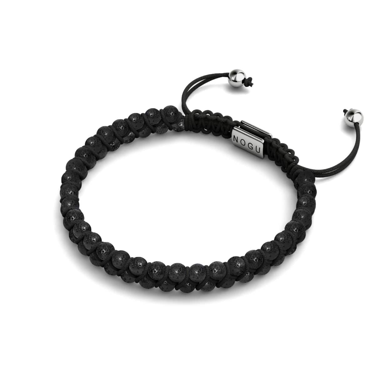 Lava Rock Diffuser Sterling Silver Vitality Bracelet