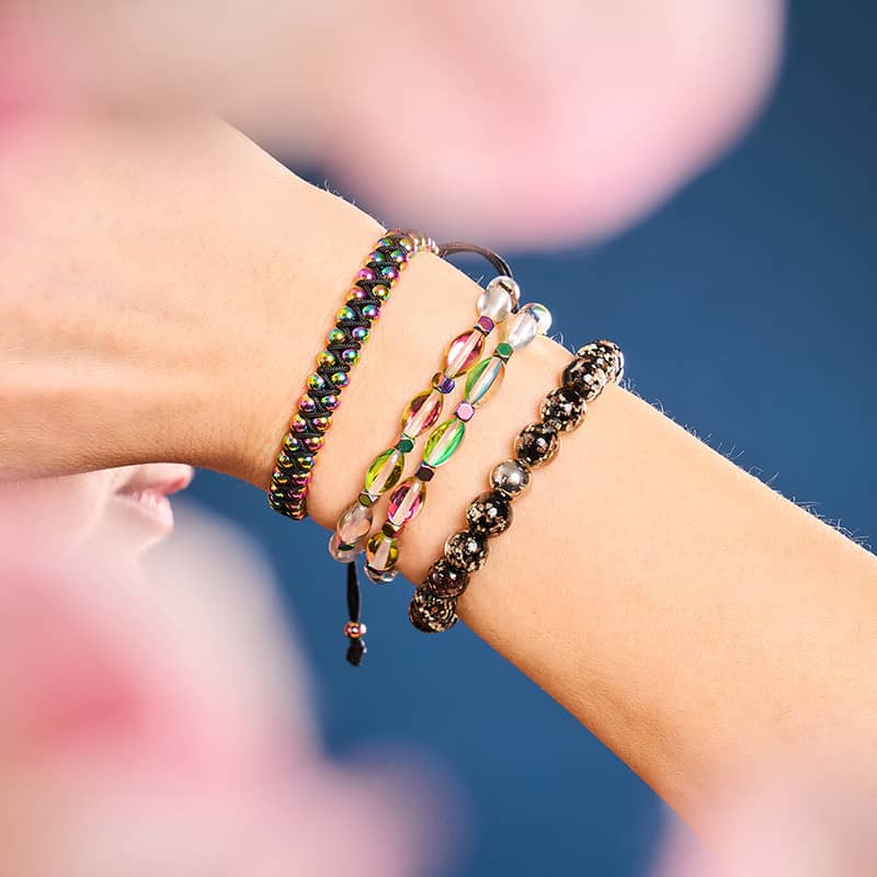 Unicorn Silver | Black | Mini Vitality Bracelet