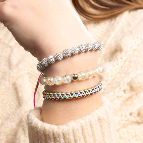 Unicorn Silver | White | Mini Vitality Bracelet