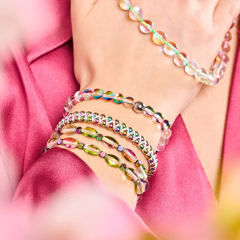 Unicorn Silver | White | Mini Vitality Bracelet