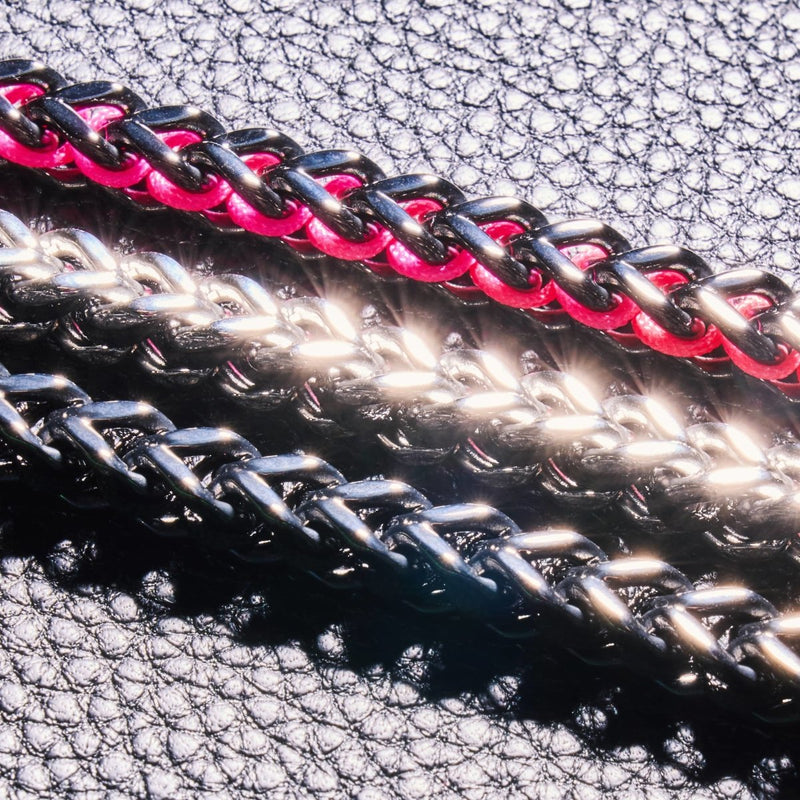 Black x Gunmetal | Gaia Wheat Chain | Choker Necklace