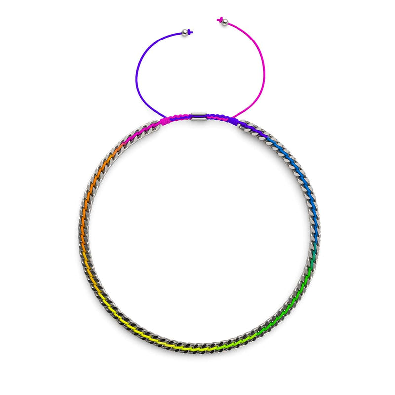 Spectrum x Silver | Gaia Wheat Chain | Choker Necklace