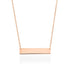 Minimalist Bar | 18k Rose Gold | Gilded Necklace