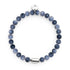 Denim Blue x Silver | Abalone Bracelet