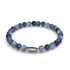 Denim Blue x Silver | Abalone Bracelet
