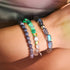 Denim Blue x Silver | Abalone Bracelet