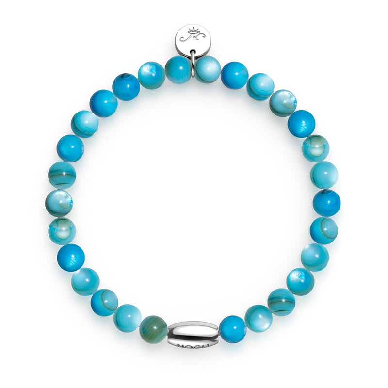 Sunlit Sky x Silver | Abalone Bracelet