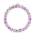 Purple Cloud | .925 Sterling Silver | Bubble Glass Bracelet