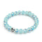 Blue Kiwi | .925 Sterling Silver | Bubble Glass Bracelet