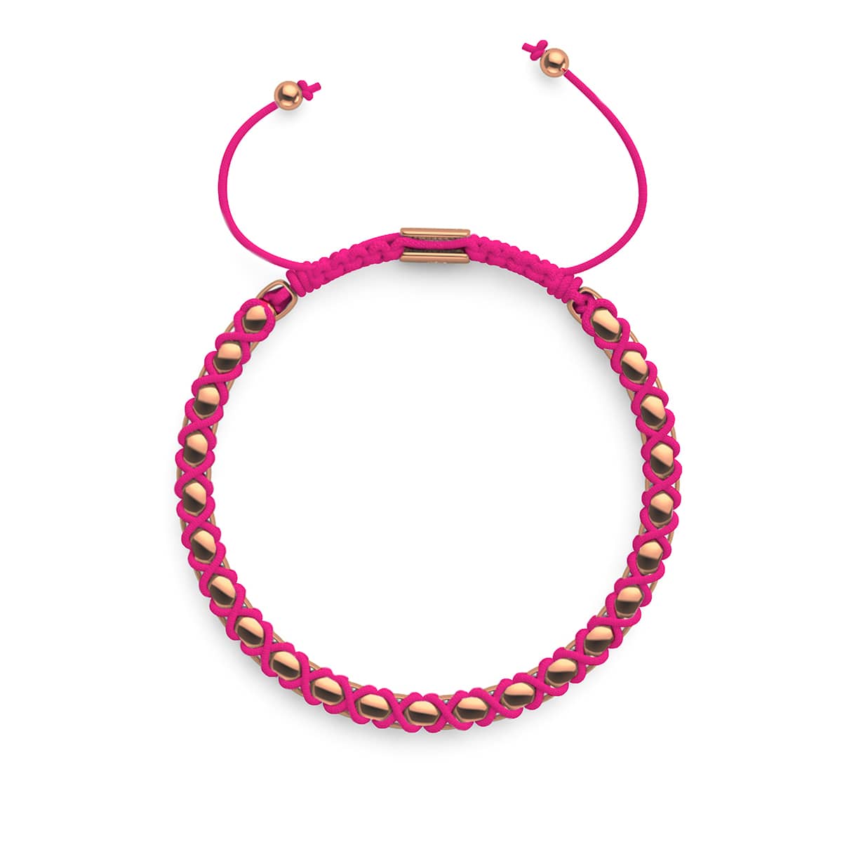 Magenta x Rose Gold | Catena Links Bracelet