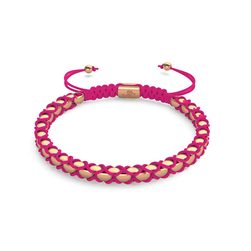 Magenta x Rose Gold | Catena Links Bracelet