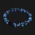 Blue Carmine | .925 Sterling Silver | Firefly Glass Garden Bracelet