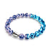 Blue Iris | .925 Sterling Silver | Firefly Glass Bracelet
