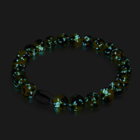 Blue Limoncello | .925 Sterling Silver | Firefly Glass Bracelet