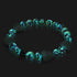 Blue Mint | Firefly Glass x Murano Glass Hearts Bracelet