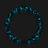 Blue Seaspray | .925 Sterling Silver | Firefly Glass Bracelet