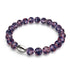 Purple Elixir | .925 Sterling Silver | Firefly Glass Bracelet