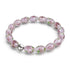 Purple Rose | .925 Sterling Silver | Firefly Glass Garden Bracelet