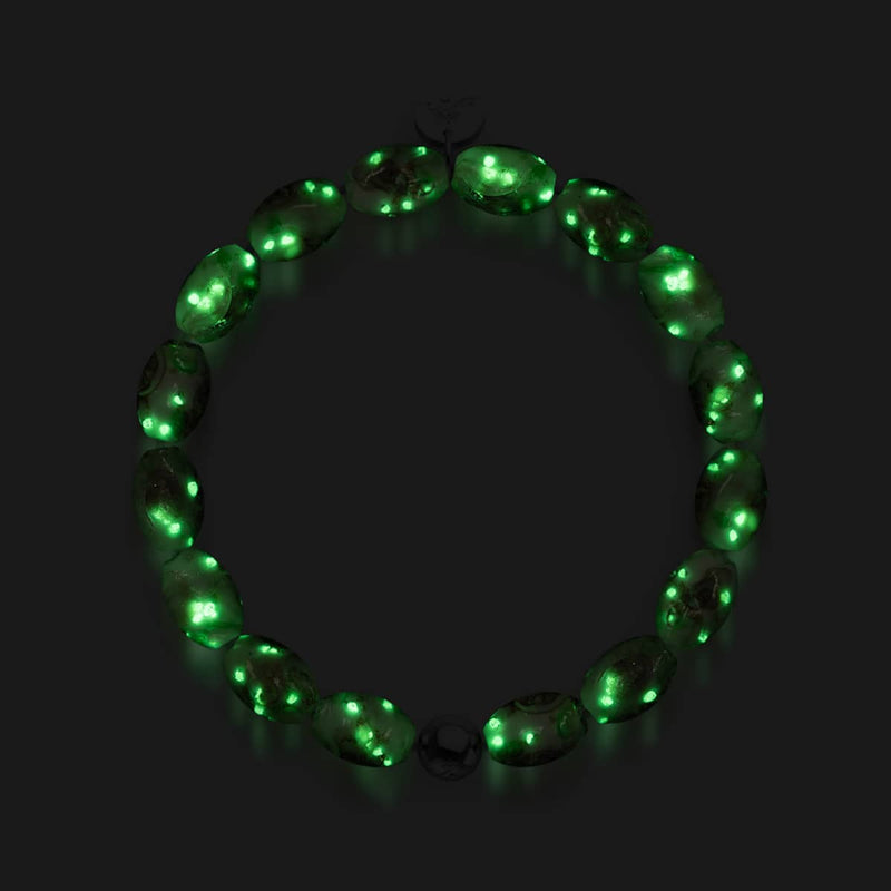 Purple Rose | .925 Sterling Silver | Firefly Glass Garden Bracelet