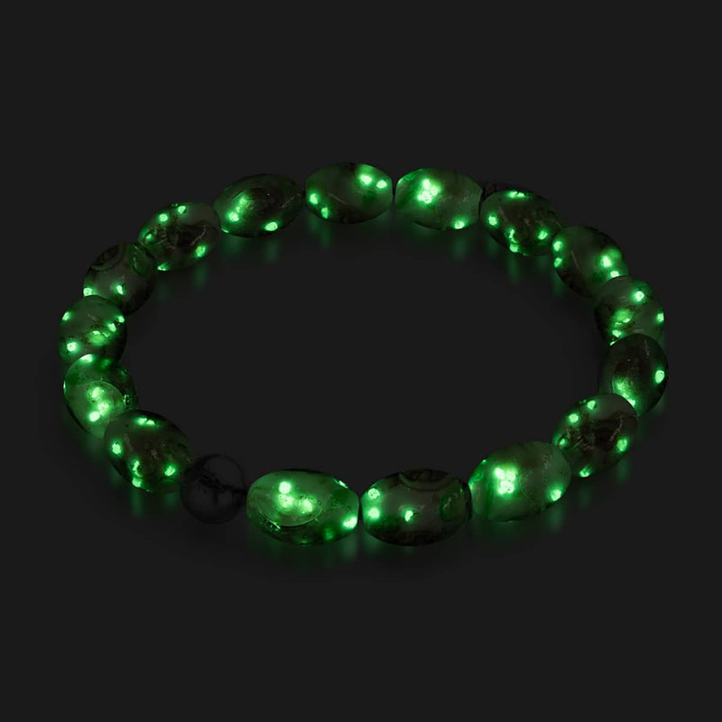 Purple Rose | .925 Sterling Silver | Firefly Glass Garden Bracelet