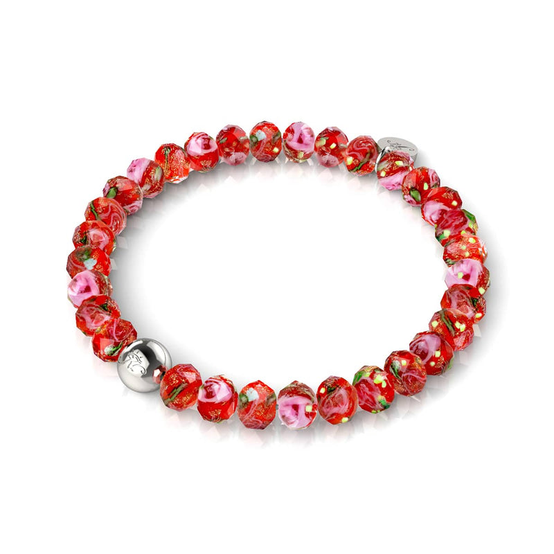 Red Roses | Firefly Glass Diamonds Bracelet